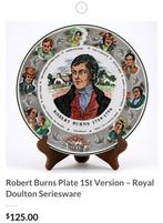 Robert Burns Royal Doulton Wandbord, Ophalen of Verzenden