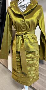 Moq olijfgroen damespak maat 40, Kleding | Dames, Jasjes, Kostuums en Pakken, Maat 38/40 (M), Kostuum of Pak, Ophalen of Verzenden