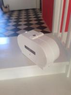Closetrol houder Tork dubbel zgan ps 25,00 ik heb er 16, Ophalen of Verzenden, Zo goed als nieuw, Wit