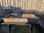 Mooi groot konijnenhok voor binnen., Dieren en Toebehoren, Knaagdieren en Konijnen | Hokken en Kooien, 110 cm of meer, Zo goed als nieuw