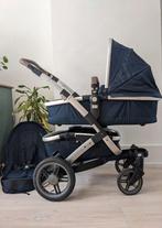 Joolz Geo Parrot Blue Kinderwagen, Kinderen en Baby's, Kinderwagens en Combinaties, Gebruikt, Verstelbare duwstang, Ophalen, Kinderwagen