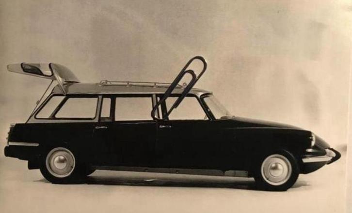 Citroën ID 19 Break 1963 oldtimer Snoek DS, Verzamelen, Ansichtkaarten | Themakaarten, 1960 tot 1980, Voertuig, Ophalen of Verzenden