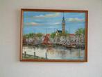 Veere haven  schilderijen Jac Caljouw  Arnemuiden, Antiek en Kunst, Kunst | Schilderijen | Klassiek, Ophalen