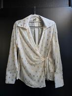 Nieuwe blouse wit goud 40 42, Ophalen of Verzenden, Nieuw, Maat 42/44 (L), Wit
