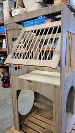 Houten hoge box kinderopvang, Ophalen, Zo goed als nieuw