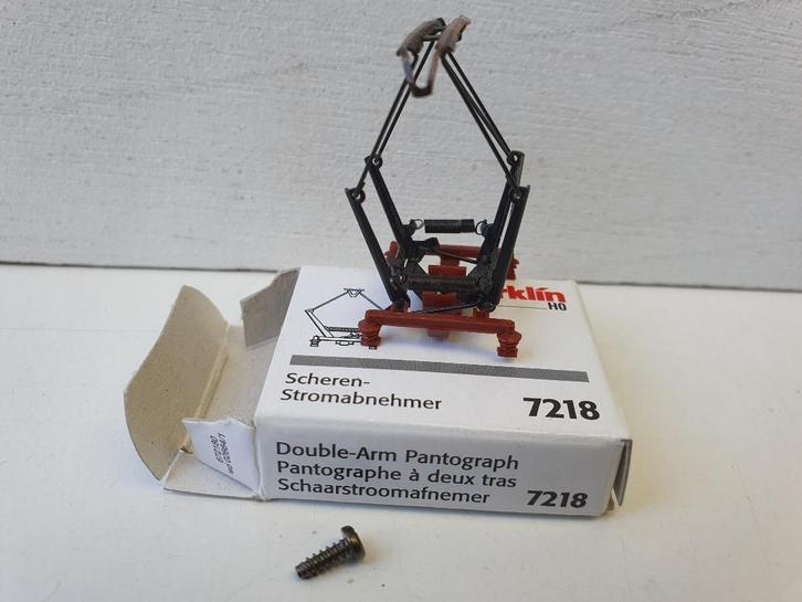 MARKLIN H0 7218 pantograaf (Scheren-Stromabnemer) € 15,00/st, Hobby en Vrije tijd, Modeltreinen | H0, Nieuw, Locomotief, Wisselstroom