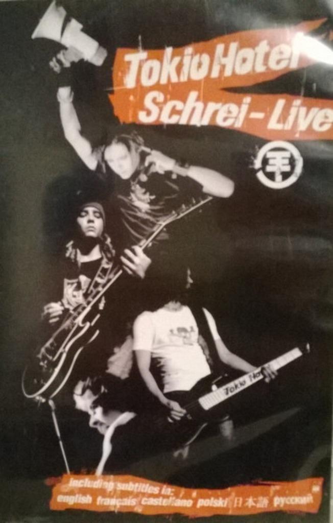 Tokio Hotel – Schrei - Live, Cd's en Dvd's, Dvd's | Muziek en Concerten, Zo goed als nieuw, Muziek en Concerten, Alle leeftijden