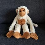 Grote witte knuffel aap met klittenband, Ophalen of Verzenden, Overige typen