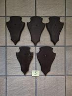 5 Mooie Ree schildjes trofeeplank samen € 10 jacht jagen, Verzamelen, Dierenverzamelingen, Ophalen of Verzenden, Zo goed als nieuw