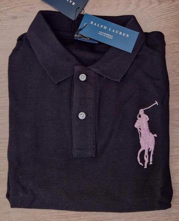 Zwarte dames polo Pink Pony maat XL *NIEUW* a beschikbaar voor biedingen