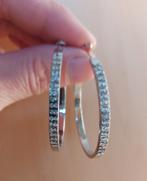 Oorbellen creolen met strass NIEUW miss Moneypenny, Overige materialen, Nieuw, Ophalen of Verzenden, Zilver