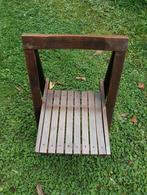 Houten stoel - Vintage Aldo jacober 4 stuks, Huis en Inrichting, Stoelen, Ophalen of Verzenden, Gebruikt, Bruin, Eén