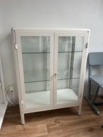 IKEA Vitrinekast met glazen deuren, Huis en Inrichting, Ophalen, 100 tot 150 cm, 50 tot 100 cm, 25 tot 50 cm