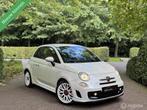 Fiat 500 1.4 T-Jet Abarth Turismo ~ 160 PK + ~ Leder - Airco, Voorwielaandrijving, Gebruikt, 4 cilinders, Wit