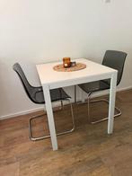Uitschuifbare eettafel Vangsta IKEA 80/120 x 70, Huis en Inrichting, Tafels | Eettafels, Ophalen, Gebruikt, 50 tot 100 cm, 50 tot 100 cm