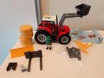 Playmobil 6867 grote tractor met hooibalen compleet, Complete set, Ophalen of Verzenden, Zo goed als nieuw