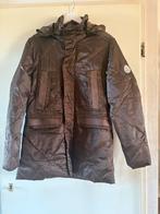 Prachtige bruine winterjas van Moncler mt L, Maat 52/54 (L), Moncler, Bruin, Ophalen of Verzenden