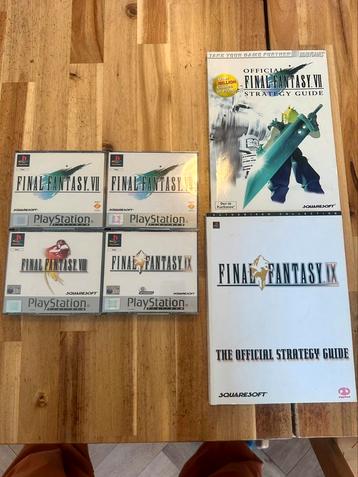 Final Fantasy 7 Final Fantasy 8 Final Fantasy 9 beschikbaar voor biedingen