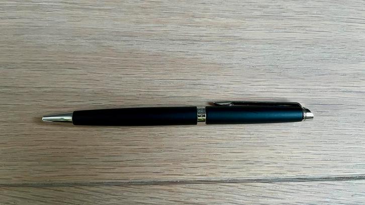 Waterman Hémisphère Balpen – Mat Zwart met Chroom, Diversen, Schrijfwaren, Zo goed als nieuw, Ophalen of Verzenden