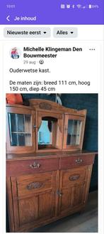 Ouderwetse buffetkast, Huis en Inrichting, Ophalen, Gebruikt, 25 tot 50 cm, 150 tot 200 cm