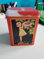 blikje Nestlé 150 jaar, zgan, ca. 14 x 11,5 x 10,5 cm, Verzamelen, Blikken, Ophalen of Verzenden, Zo goed als nieuw, Overige