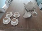 COUNTRYFIELD LANDELIJKE CREMEKOFFIE/THEE SERVICE 8P INCL REK, Huis en Inrichting, Keuken | Servies, Ophalen, Zo goed als nieuw