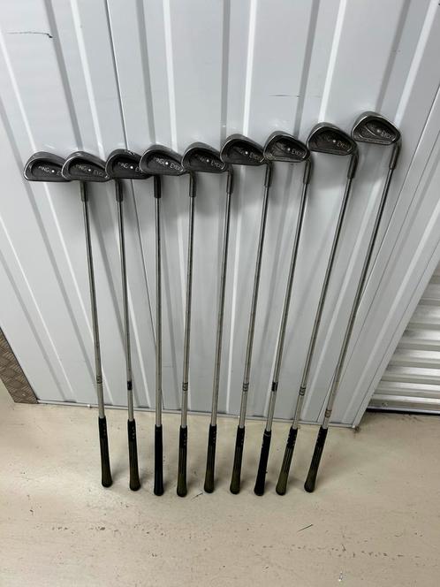 Ping eye 2 white dot ijzerset, Sport en Fitness, Golf, Gebruikt, Set, Ping, Ophalen of Verzenden