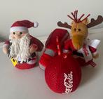 4 Verschillende kersthangers van Coca-Cola., Diversen, Kerst, Ophalen of Verzenden, Zo goed als nieuw
