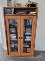 Grenen kastje met glazen deuren, Ophalen, Gebruikt, 50 tot 100 cm, Minder dan 100 cm