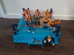 Vintage WWE Wrestling ring plus 11 poppetjes, Ophalen of Verzenden, Zo goed als nieuw