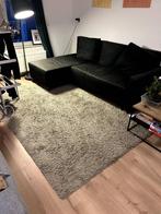 Vloerkleed grijs/beige, Ophalen, Gebruikt, 200 cm of meer, Crème
