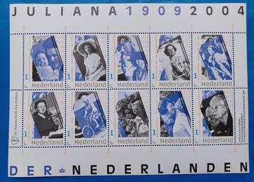 Juliana 1909-2004 der Nederlanden (pers. postzegelvel)  beschikbaar voor biedingen