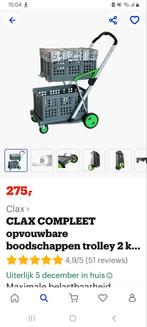 Clax Opvouwbare Boodschappentrolley, Clax, Ophalen of Verzenden, Zo goed als nieuw, Handmatig