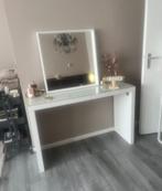 Make up tafel IKEA met glasplaat, Ophalen, Zo goed als nieuw, 100 tot 150 cm, Minder dan 100 cm