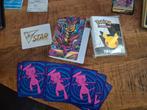 Pokemon pakket met hoesje, kaarten en mappen., Ophalen of Verzenden, Zo goed als nieuw, Meerdere kaarten