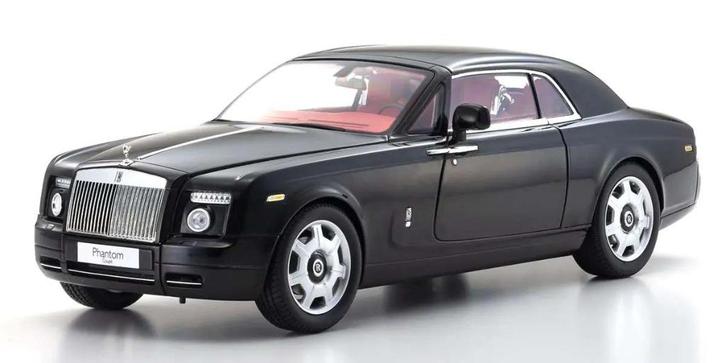 Kyosho 1:18 Rolls-Royce Phantom Coupé 2008 Diamond Black, Hobby en Vrije tijd, Modelauto's | 1:18, Nieuw, Auto, Kyosho, Ophalen of Verzenden