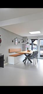 Moderne eetbank, Ophalen of Verzenden, Zo goed als nieuw, Minder dan 4 stoelen