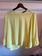 Gele Zara blouse met vlindermouw maat S, Zara, Geel, Ophalen of Verzenden, Zo goed als nieuw
