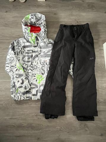 skipak 175 skijas quicksilver skibroek rehall ski jas broek beschikbaar voor biedingen