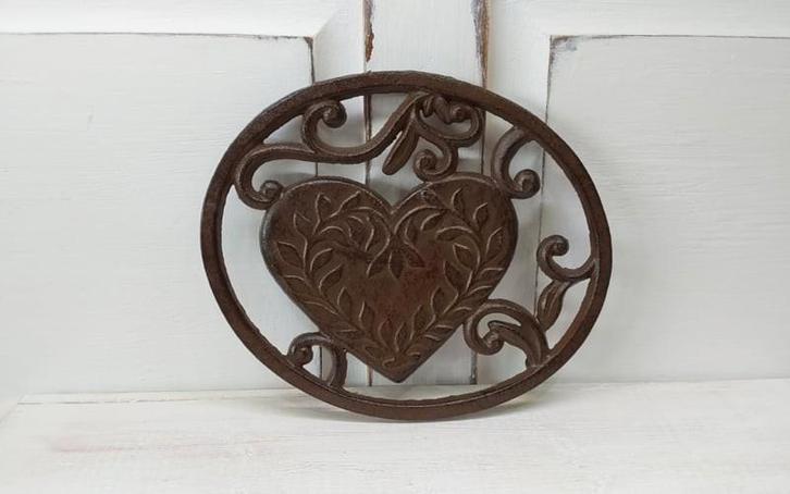 Gietijzeren onderzetter, Antiek en Kunst, Curiosa en Brocante, Ophalen of Verzenden