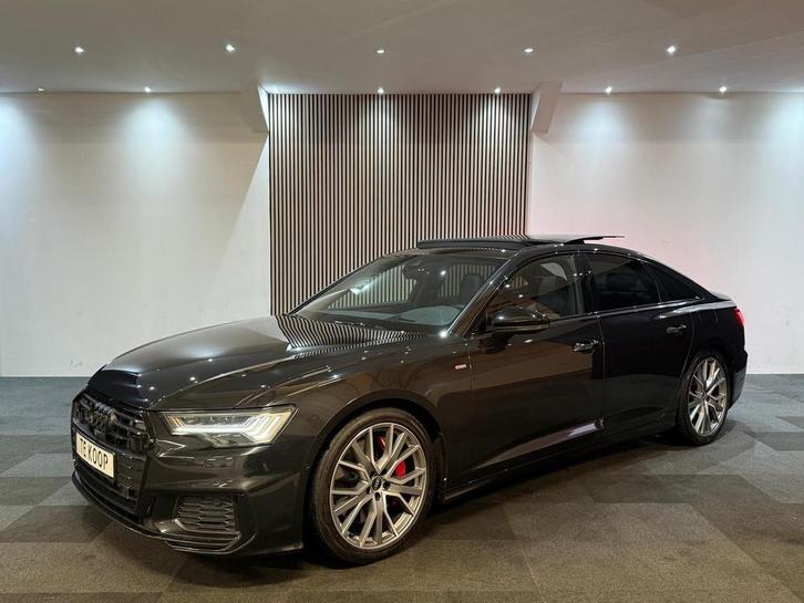 Audi A6 55 Tfsi e Quattro 367pk S Tronic 3xS-line bomvol!!!!, Auto's, Audi, Bedrijf, A6, 360° camera, ABS, Achteruitrijcamera