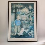 Kuifje Tintin 92 / 500 afmetingen 50,5 x 70,5 cm, Verzenden, Kuifje, Zo goed als nieuw, Beeldje of Figuurtje