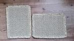 2x Placemats onderborden van jute 28,5x38cm, Ophalen of Verzenden, Zo goed als nieuw, Beige, Placemat