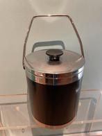 IJsemmer met deksel zwart retro vintage ijsblokjes, Ophalen