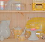 Nieuw house of rym retro koffiepot theepot suikerpot geel, Huis en Inrichting, Keuken | Servies, Overige typen, Nieuw, Ophalen of Verzenden