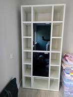 Witte Hülsta design kast - Hoogglans zwarte deuren, Ophalen, 200 cm of meer, Zo goed als nieuw, Minder dan 150 cm