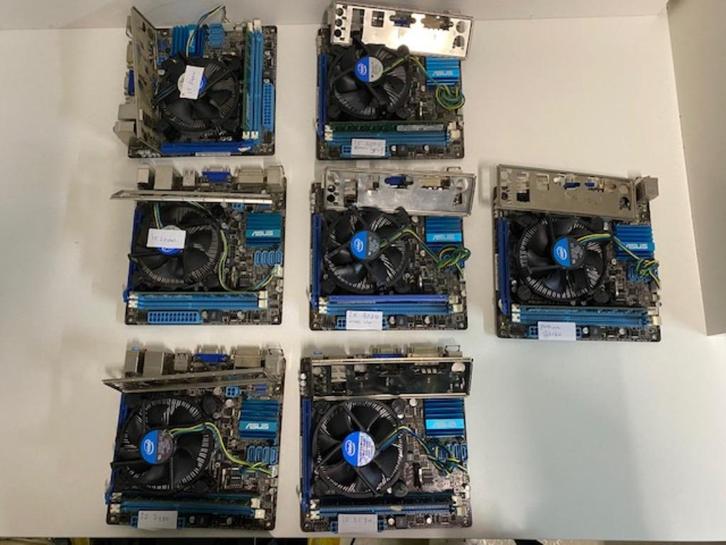 Intel core i5 upgradekits | 4GB RAM | Asus P8H61-I LX R2.0, Computers en Software, Moederborden, Nieuw, Intel, DDR3, Ophalen of Verzenden