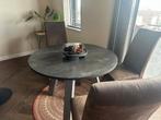 Eettafel, Huis en Inrichting, Tafels | Eettafels, 100 tot 150 cm, Rond, Ophalen of Verzenden, Zo goed als nieuw