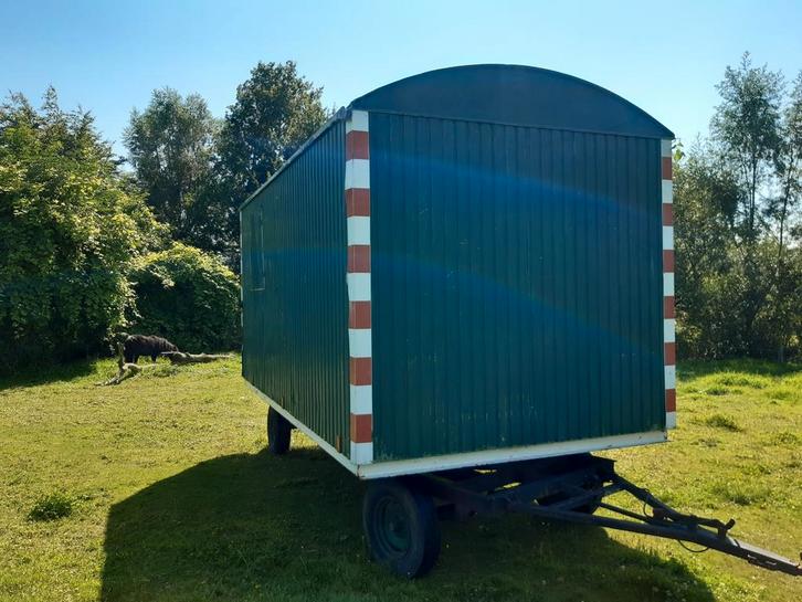 Pipowagen Tiny house 🏠 schaftkeet met landbouw kenteken 🚜, Doe-het-zelf en Verbouw, Bouwketen en Schaftketen, Gebruikt, Ophalen