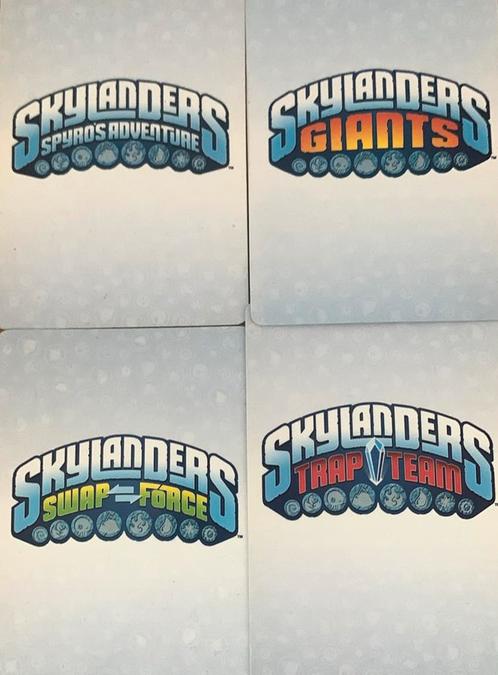 Skylanders kaartjes en stickertjes, Hobby en Vrije tijd, Verzamelkaartspellen | Overige, Zo goed als nieuw, Meerdere kaarten, Ophalen of Verzenden